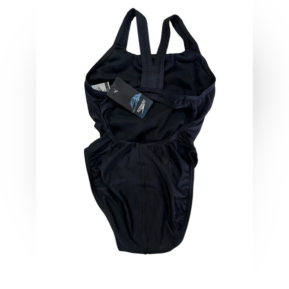 SPEEDO PRO-LT black racerback swimsuit athletic training competition size 30 NWT - Picture 2 of 6